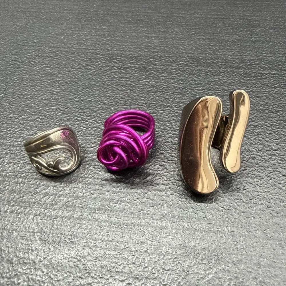 Ring Jewelry Ring Lot Of 3 See Photos